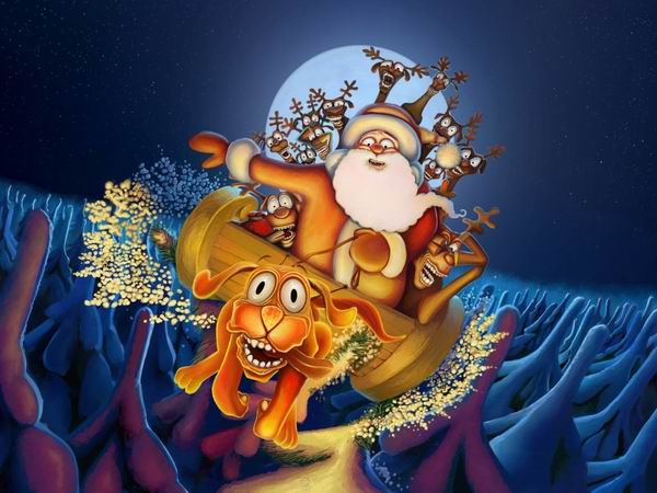 Ученый с Аляски установил, какие олени возят Санту Ученый с Аляски установил, какие олени возят Санту